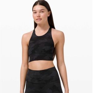Lululemon Free to be wild long line high neck camouflage